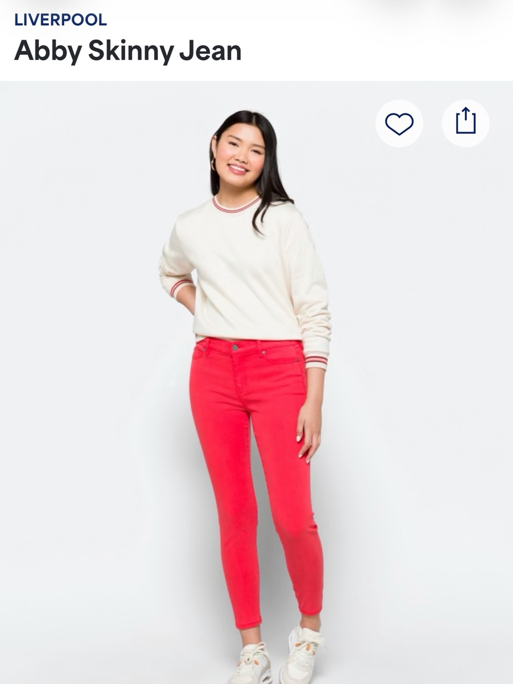 Liverpool Abby Skinny Jean - Hot Pink